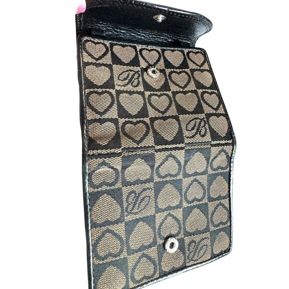 Brighton Leather & Canvas‎ Heart Print Bifold Wallet - Picture 6 of 6